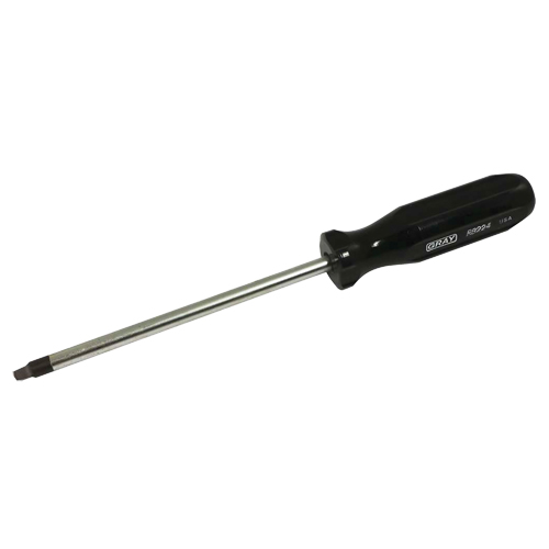 Square Screwdriver, #4 Tip, Round, 9-3/4" L, Plastic Handle PB Rental Co. Ltd.