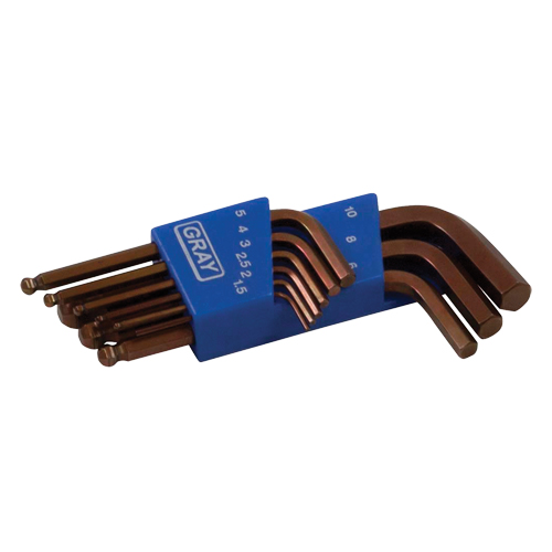 Short Ball End Hex Key Set, 9 Pcs., Metric PB Rental Co. Ltd.