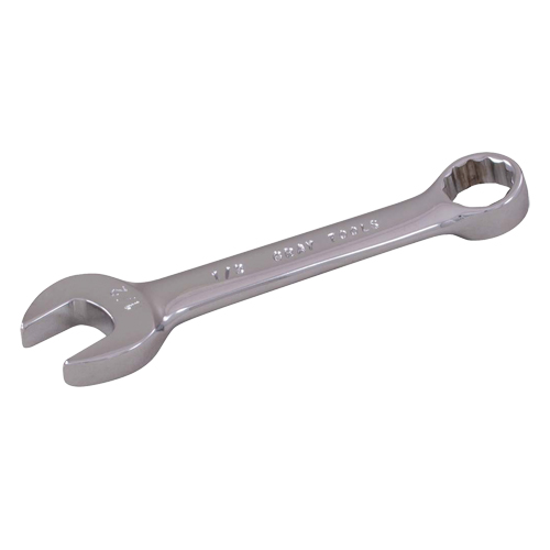 Cl&eacute; mixte courte, 12 pans, 1/4", Fini Chrome PB Rental Co. Ltd.