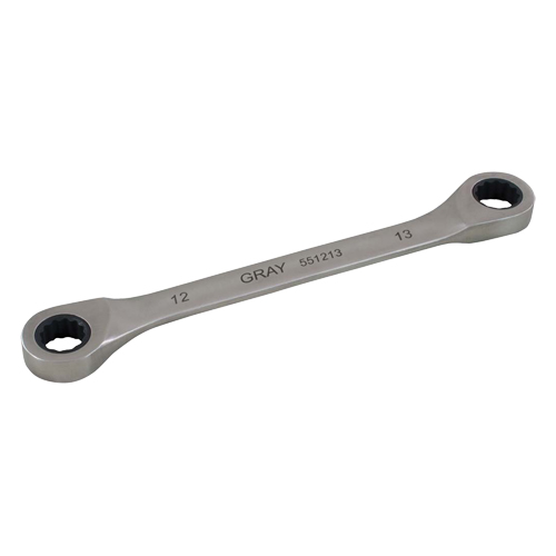 Double Box End Gear Ratcheting Wrench, 12 Point, 8 mm x 9 mm, Plain Finish PB Rental Co. Ltd.