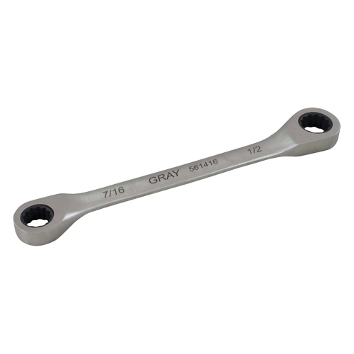 Cl&eacute; &agrave; cliquet polygonale double pour engrenage, 12 pans, 5/16" x 3/8", Fini Ordinaire PB Rental Co. Ltd.