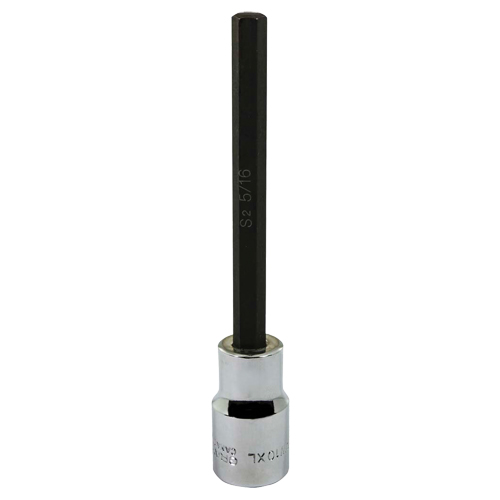 Douille, Hexagonale, 5/16" x 5" lo, Prise Prise carr&eacute;e 1/2" PB Rental Co. Ltd.