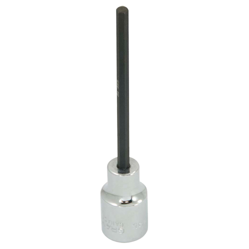 Extra Long Bit Socket, 4 mm x 4" L, 3/8" Drive PB Rental Co. Ltd.