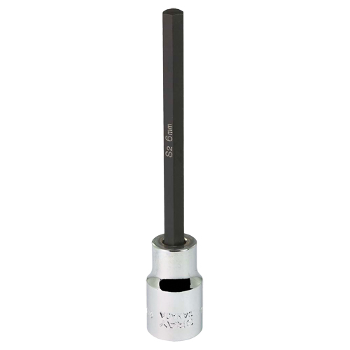Extra Long Bit  Socket, 6 mm x 4" L, 3/8" Drive PB Rental Co. Ltd.
