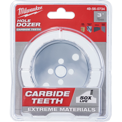 Hole Dozer Saw with Carbide Teeth, 3", 1-63/100" Depth of Cut, Carbide PB Rental Co. Ltd.