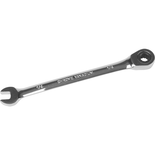 SAE Ratcheting Combination Wrench, 12 Point, 1/4", Chrome Finish PB Rental Co. Ltd.