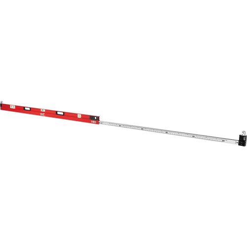 Niveau extensible RedStick, Poutre en I, 12' lo, Aluminium, 3, Magn&eacute;tique PB Rental Co. Ltd.