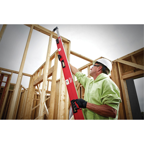 Niveau extensible RedStick, Poutre en I, 12' lo, Aluminium, 3, Magn&eacute;tique PB Rental Co. Ltd.