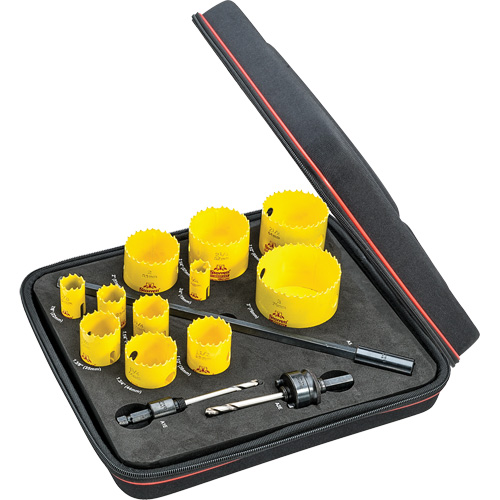 Trousse de scies-cloches industrielles, 14 morcea PB Rental Co. Ltd.