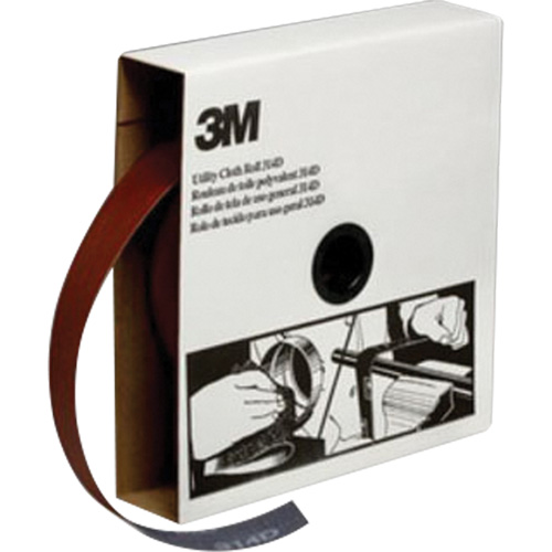 Rouleau de toile abrasive utilitaire, Oxyde d'aluminium, 1-1/2" la x 150' lo, Grain P400 PB Rental Co. Ltd.