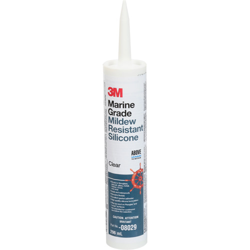 Marine Grade Silicone Sealant, 296 ml, Cartridge, Clear PB Rental Co. Ltd.