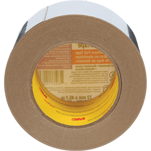 Ruban en aluminium Venture Tape, &eacute;paisseur 1,8 mils, 72 mm (3") x 45,7 m (150') PB Rental Co. Ltd.