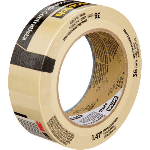 Ruban-cache Scotch pour entrepreneurs 2020, 36 mm (1-1/2") x 55 m (180'), Beige PB Rental Co. Ltd.