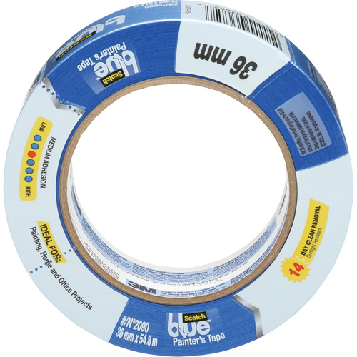 Ruban pour peintre ScotchBlue Original 2090, 36 mm (1-2/5") x 55 m (180'), Bleu PB Rental Co. Ltd.