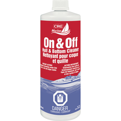 Nettoyant pour coques et parois inf&eacute;rieures de bateaux On & Off, 946 ml, Bouteille PB Rental Co. Ltd.