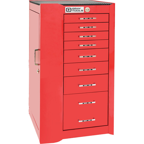 Armoire compl&eacute;mentaire gauche de s&eacute;rie Pro+, 8 tiroirs, 19" la x 19" p x 36-1/2" h, Rouge PB Rental Co. Ltd.