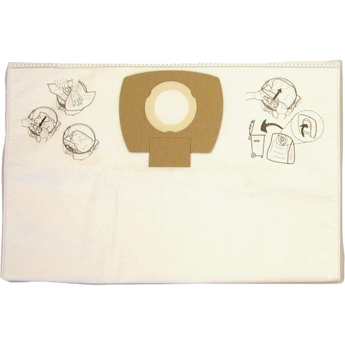 Sacs-filtre en papier pour aspirateur, 8 gal. US PB Rental Co. Ltd.