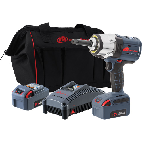 Cl&eacute; &agrave; percussion sans fil IQv20 avec n&eacute;cessaire de rallonge 2" Anvil, 20 V, Mandrin 1/2" PB Rental Co. Ltd.