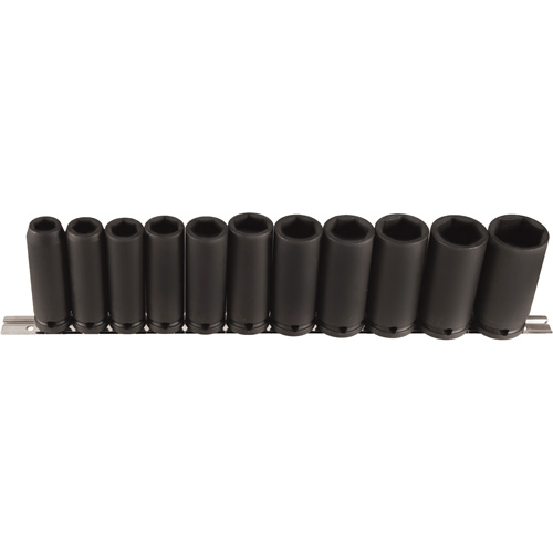 Long Socket Set, 11 Pcs, Impact, 1/2" Drive Size, Deep PB Rental Co. Ltd.