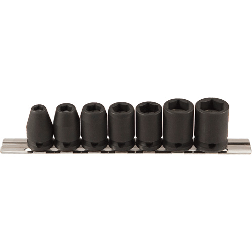 Jeu de douilles magn&eacute;tiques, 7 Mcx, Chocs, Prise de 3/8" PB Rental Co. Ltd.