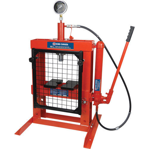 Hydraulic Shop Press with Grid Guard, 10 Tons Capacity PB Rental Co. Ltd.