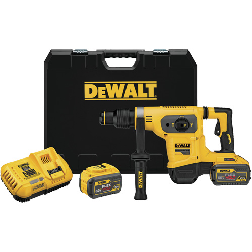 FlexVolt&reg; SDS-Max Combination Hammer Kit, 60 V, 1-9/16", 4.4 ft-lbs, 540 RPM PB Rental Co. Ltd.