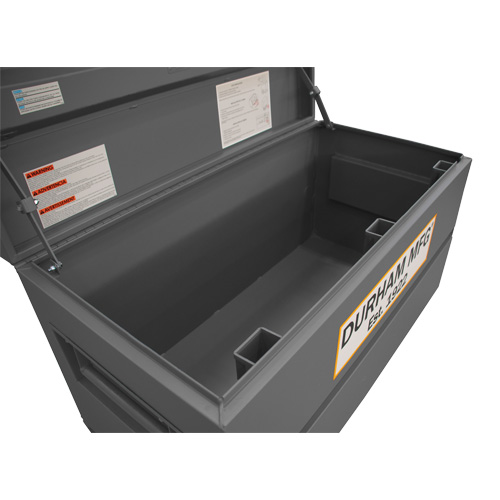 Boîte de rangement pour le chantier, 48" x 24" x 27-13/16", Acier, Gris PB Rental Co. Ltd.