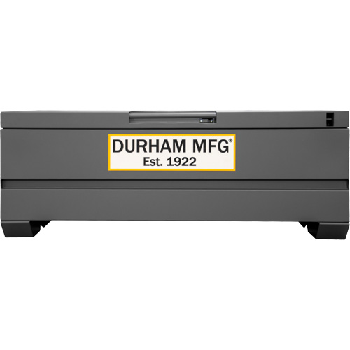 Boîte de rangement pour le chantier, 60" x 24" x 22-3/4", Acier, Gris PB Rental Co. Ltd.