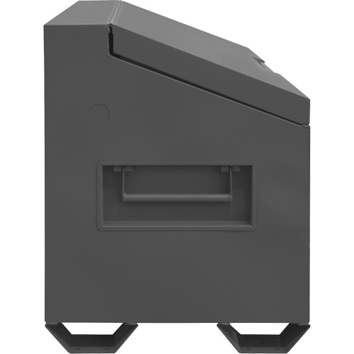 Jobsite Sloped Lid Storage Box, 60" x 30" x 39-3/8", Steel, Grey PB Rental Co. Ltd.