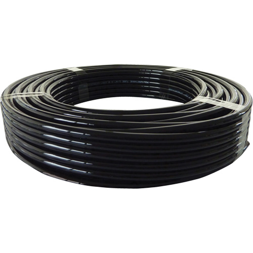 Longlife Pneumatic Tubing, Air, 4 mm/0.15625" OD x 100' L, Nylon/Polyurethane, Black, 353 PSI at 20°C PB Rental Co. Ltd.
