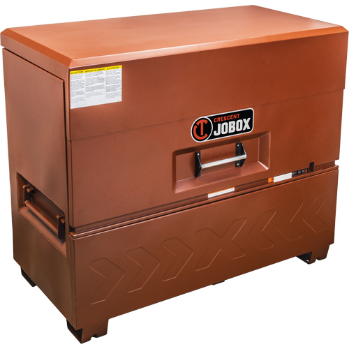 Coffre de style piano Site-Vault, 60" la x 31" p x 51" h, Orange PB Rental Co. Ltd.