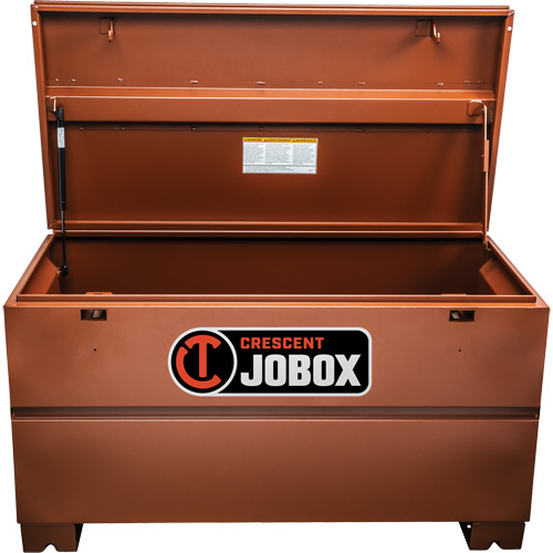 Coffre de chantier de s&eacute;rie Tradesman, 48" x 24" x 27-1/2", Acier, Orange PB Rental Co. Ltd.