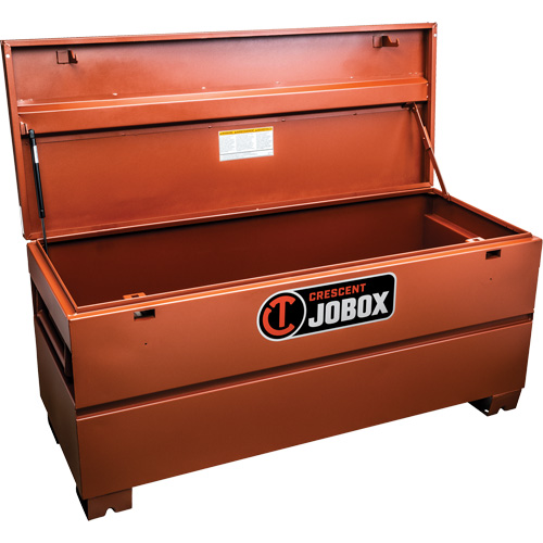 Coffre de chantier de s&eacute;rie Tradesman, 60" x 24" x 27-1/2", Acier, Orange PB Rental Co. Ltd.
