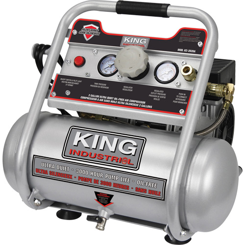 Oil-Free Air Compressor, Electric, 2 Gal. (2.4 US Gal), 125 PSI, 120/1 V PB Rental Co. Ltd.