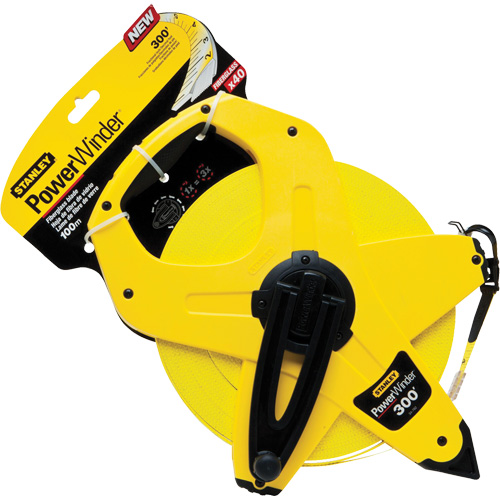 PowerWinder&reg; Long Tape Measure, 1/2" x 300', Imperial Graduations PB Rental Co. Ltd.