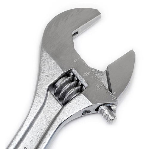 Adjustable Wrench - Bagged, 8" L, 1-1/8"/29 mm Max Width, Chrome PB Rental Co. Ltd.