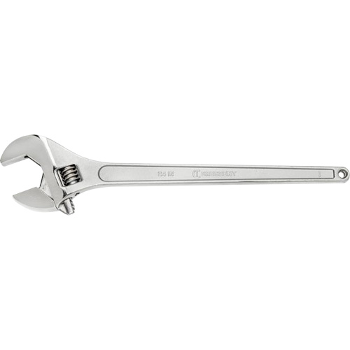 Adjustable Wrench, 24" L, 2-7/16" Max Width, Chrome PB Rental Co. Ltd.