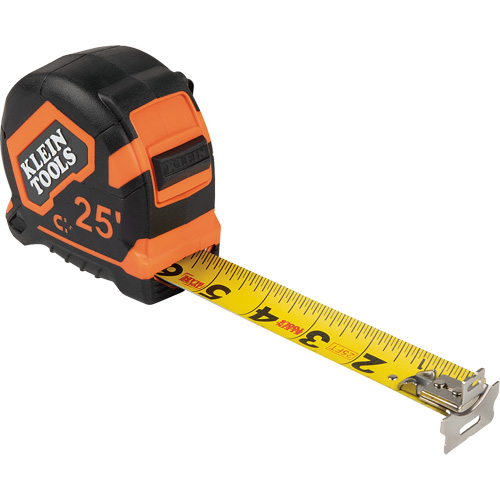 Magnetic Double-Hook Tape Measure, 25', Imperial Graduations PB Rental Co. Ltd.