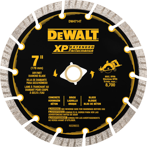 Lame de diamant segment&eacute;e XP Turbo PB Rental Co. Ltd.