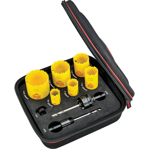 Deep Cut Hole Saw Kit, 9 Pieces PB Rental Co. Ltd.