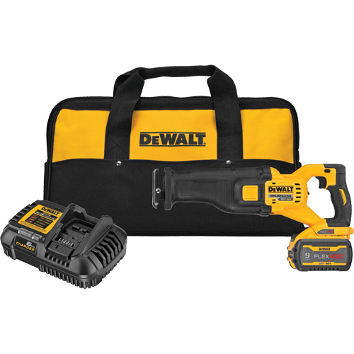 Ensemble de scie alternative sans balai FlexVolt Max, 60 V, Lithium-ion Bloc-pile, 0-3000 coups/min PB Rental Co. Ltd.