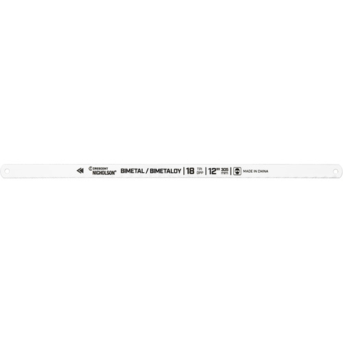 Bi-Metaloy&reg; Hacksaw Blades, Bi-Metal, 12" L, 18 TPI PB Rental Co. Ltd.