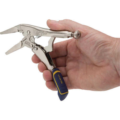 Pince-&eacute;tau avec coupe-fil Vise-Grip Fast Release 6LN, Longueur 6", Bec long PB Rental Co. Ltd.