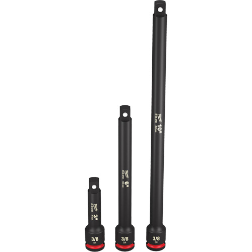 Shockwave Impact Duty Socket Extension Set, Impact, 3/8" Drive, 3"/6"/10" L PB Rental Co. Ltd.