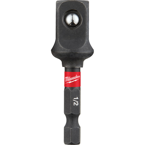 Shockwave Impact Socket Adapter, 1/4" Drive Size, 1/2" Male Size, Ball, 2" L PB Rental Co. Ltd.