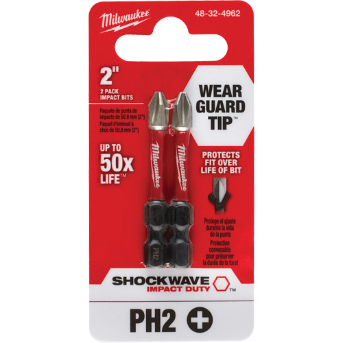 Shockwave Impact Duty Screwdriver Bit, Phillips, #2, 1/4" Drive PB Rental Co. Ltd.