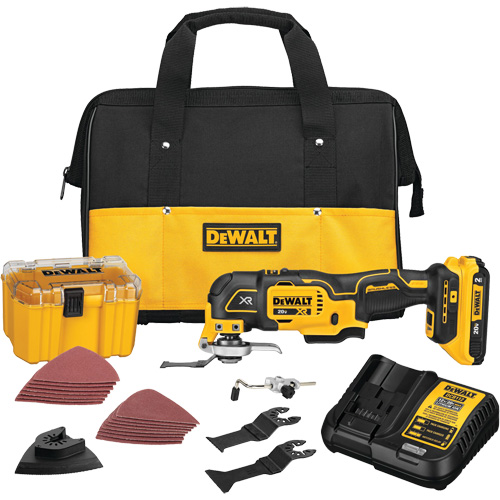 XR&reg; Brushless Cordless 3-Speed Oscillating Multi-Tool Kit, 20 V, Lithium-Ion PB Rental Co. Ltd.