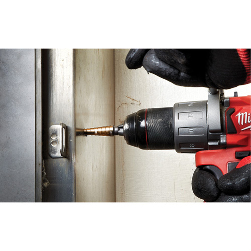 Step Drill Bit, 1/8"/#1 - 1/2"/#1 , 1/32" Increments, High Speed Cobalt PB Rental Co. Ltd.