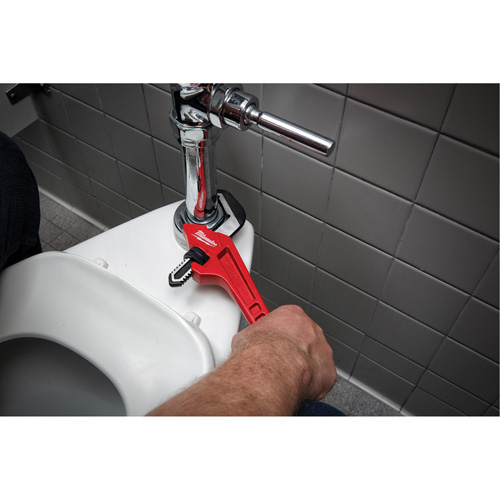 Steel Offset Hex Pipe Wrench, 2-5/8" Jaw Capacity, 10-1/2" Long, Powder Coated Finish, Ergonomic Handle PB Rental Co. Ltd.