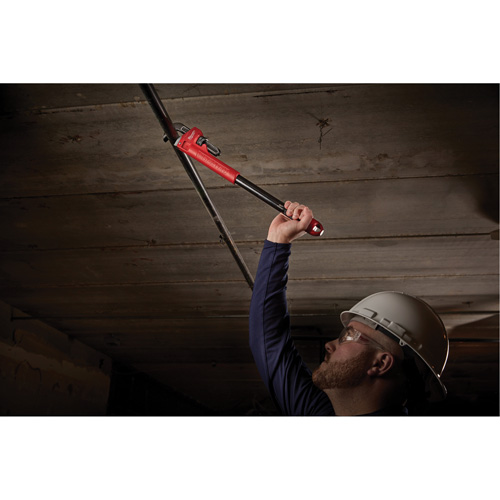Cheater Adaptable Pipe Wrench, 2-1/2" Jaw Capacity, 18"/24"/10" Long, Powder Coated Finish, Ergonomic Handle PB Rental Co. Ltd.